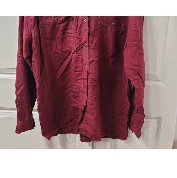 Hunt Club Men's Button Up Shirt Size: Large 100 Percent Silk - Picture 3 of 10